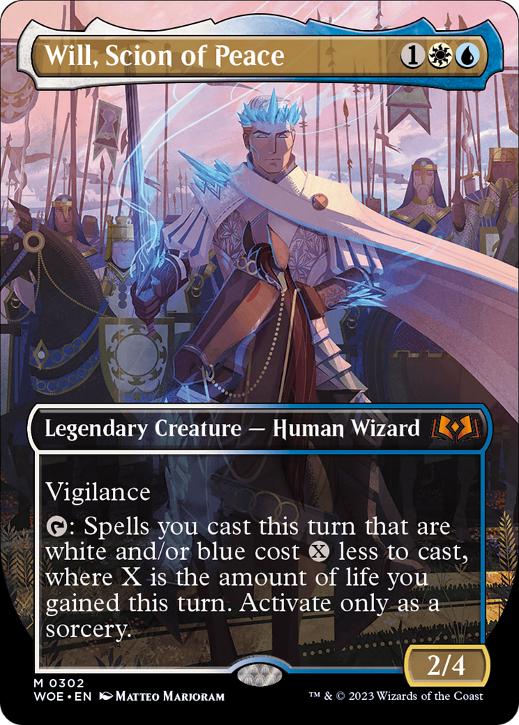 Will, Scion of Peace (Borderless Alternate Art) [Wilds of Eldraine] | Gate City Games LLC