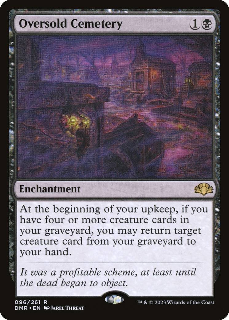 Oversold Cemetery [Dominaria Remastered] | Gate City Games LLC