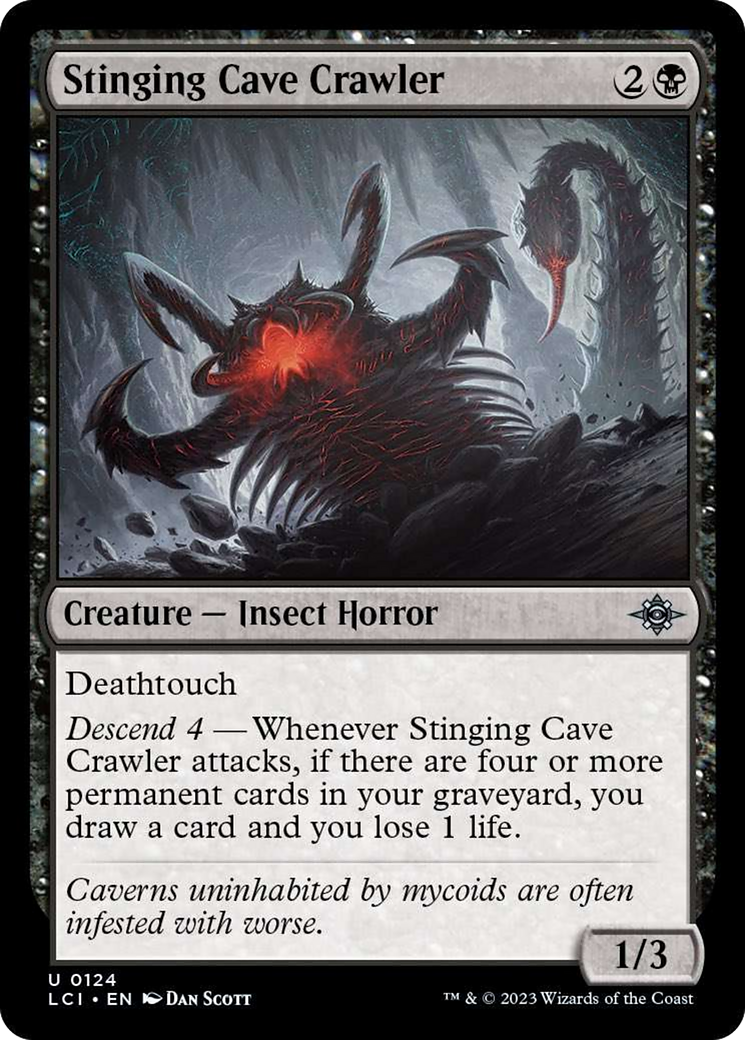 Stinging Cave Crawler [The Lost Caverns of Ixalan] | Gate City Games LLC