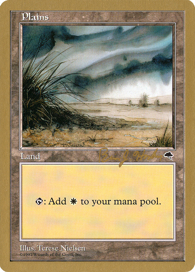 Plains (bh333) (Brian Hacker) [World Championship Decks 1998] | Gate City Games LLC