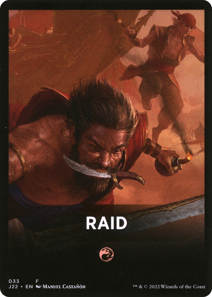 Raid Theme Card [Jumpstart 2022 Front Cards] | Gate City Games LLC