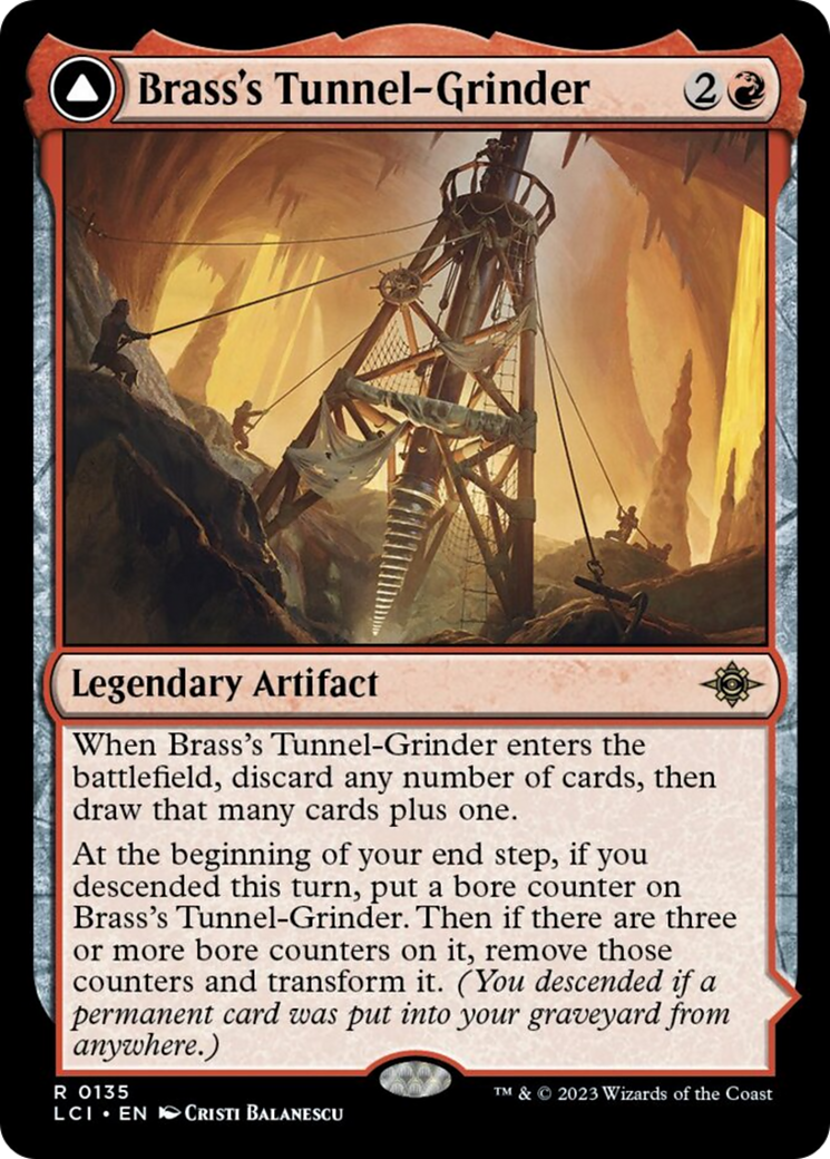 Brass's Tunnel-Grinder // Tecutlan, The Searing Rift [The Lost Caverns of Ixalan] | Gate City Games LLC