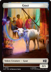 Soldier // Goat Double-Sided Token [Marvel Super Heroes Commander Tokens] | Gate City Games LLC