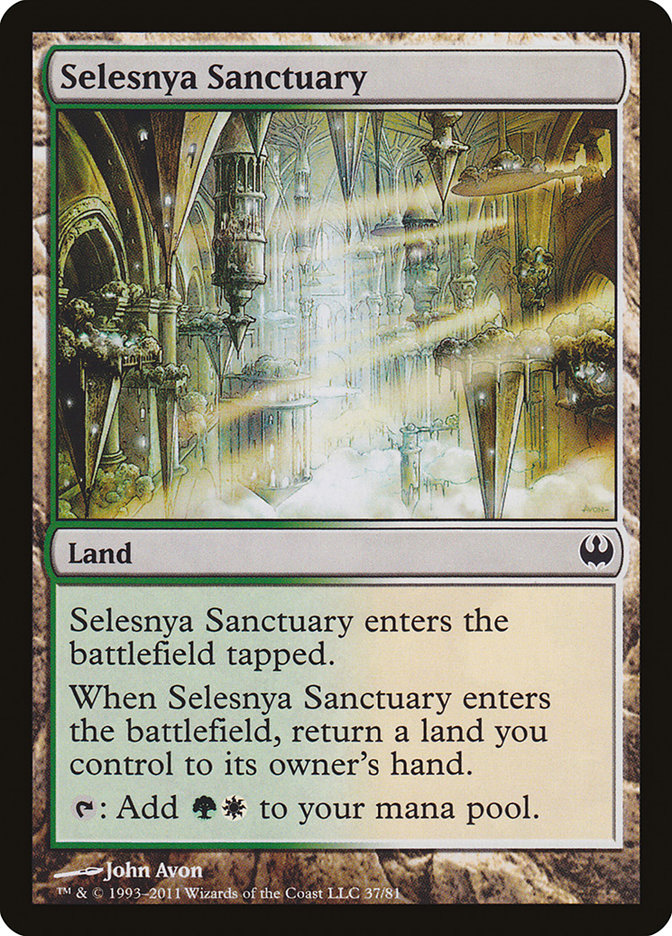Selesnya Sanctuary [Duel Decks: Knights vs. Dragons] | Gate City Games LLC