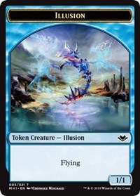 Illusion (005) // Marit Lage (006) Double-Sided Token [Modern Horizons Tokens] | Gate City Games LLC