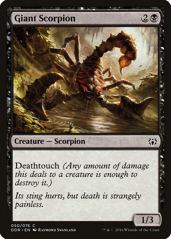 Giant Scorpion [Duel Decks: Nissa vs. Ob Nixilis] | Gate City Games LLC