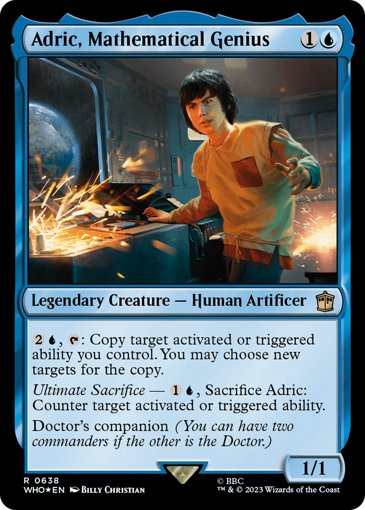 Adric, Mathematical Genius (Surge Foil) [Doctor Who] | Gate City Games LLC