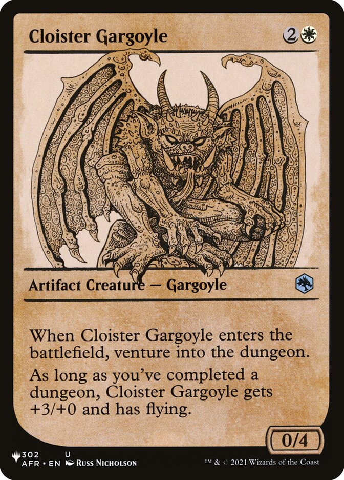 Cloister Gargoyle (Showcase) [The List] | Gate City Games LLC