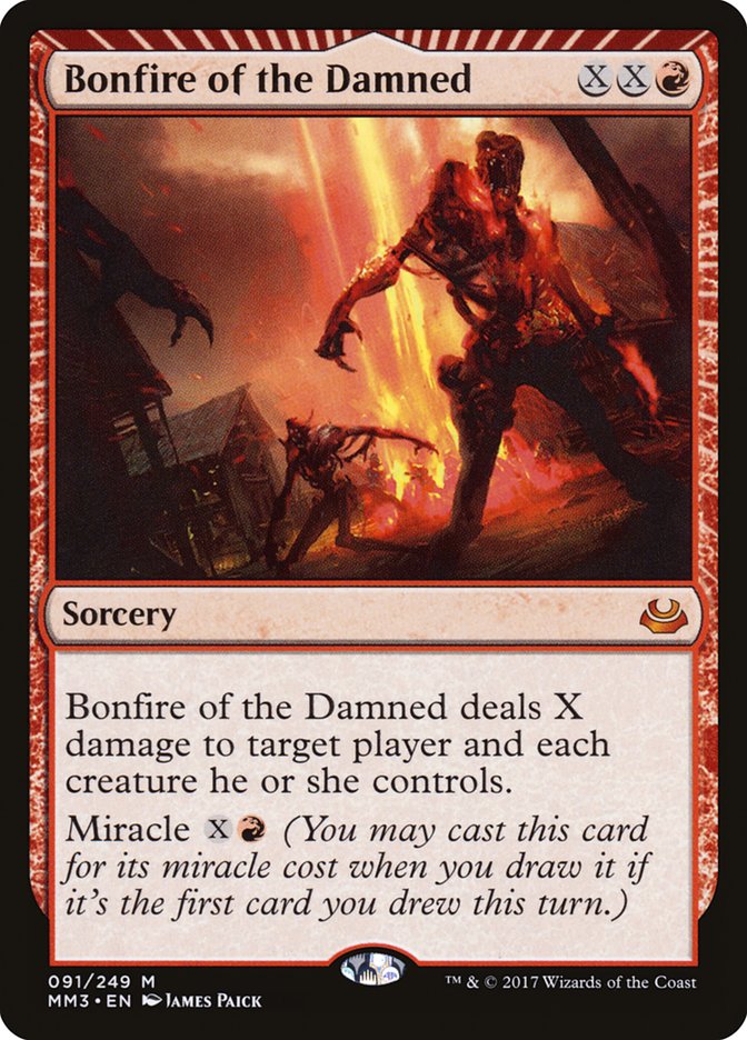 Bonfire of the Damned [Modern Masters 2017] | Gate City Games LLC