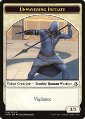 Unwavering Initiate // Wurm Double-Sided Token [Amonkhet Tokens] | Gate City Games LLC
