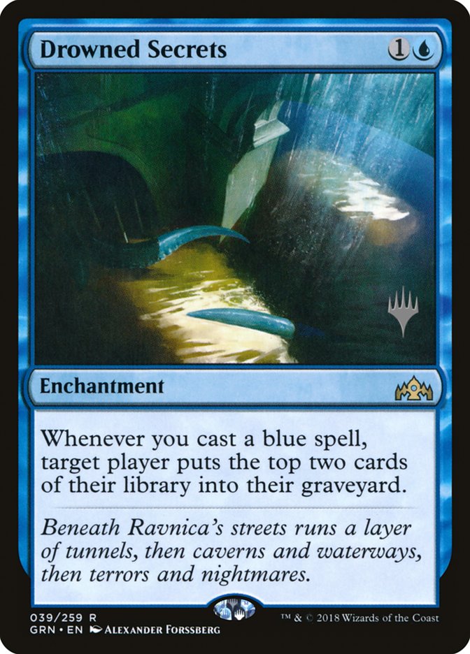 Drowned Secrets (Promo Pack) [Guilds of Ravnica Promos] | Gate City Games LLC