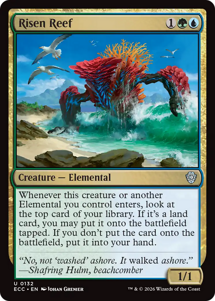 Risen Reef [Lorwyn Eclipsed Commander] | Gate City Games LLC