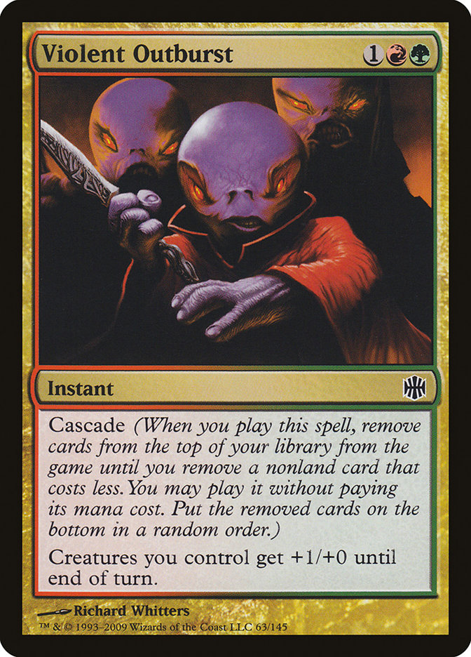 Violent Outburst [Alara Reborn] | Gate City Games LLC