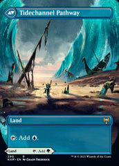 Barkchannel Pathway // Tidechannel Pathway (Borderless Alternate Art) [Kaldheim] | Gate City Games LLC