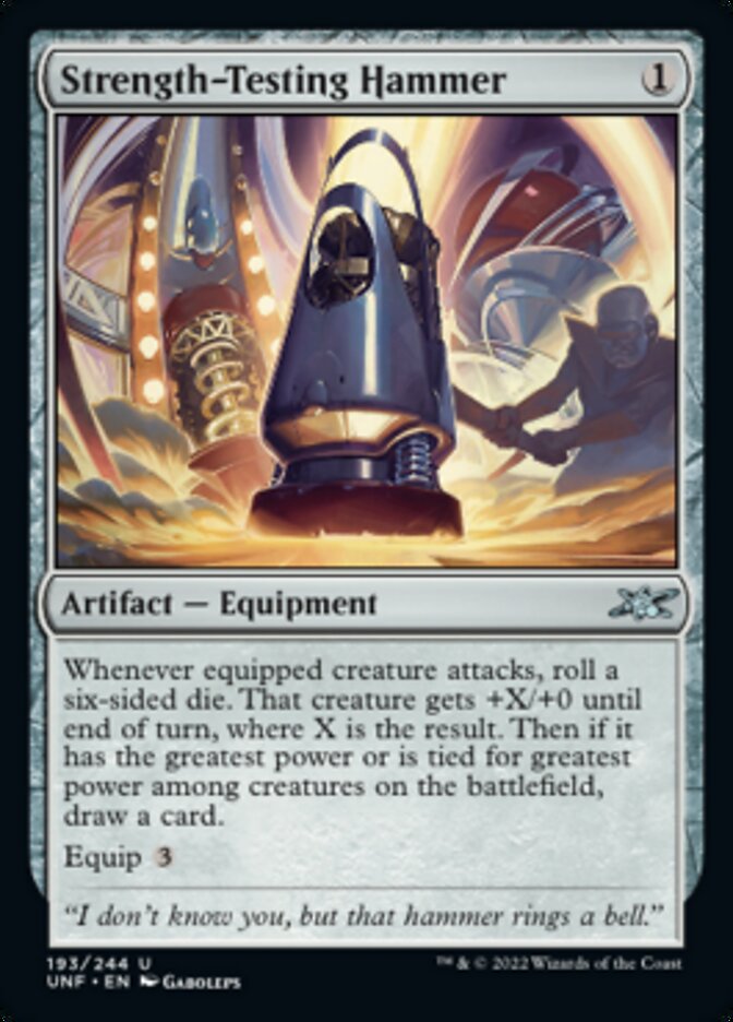Strength-Testing Hammer [Unfinity] | Gate City Games LLC