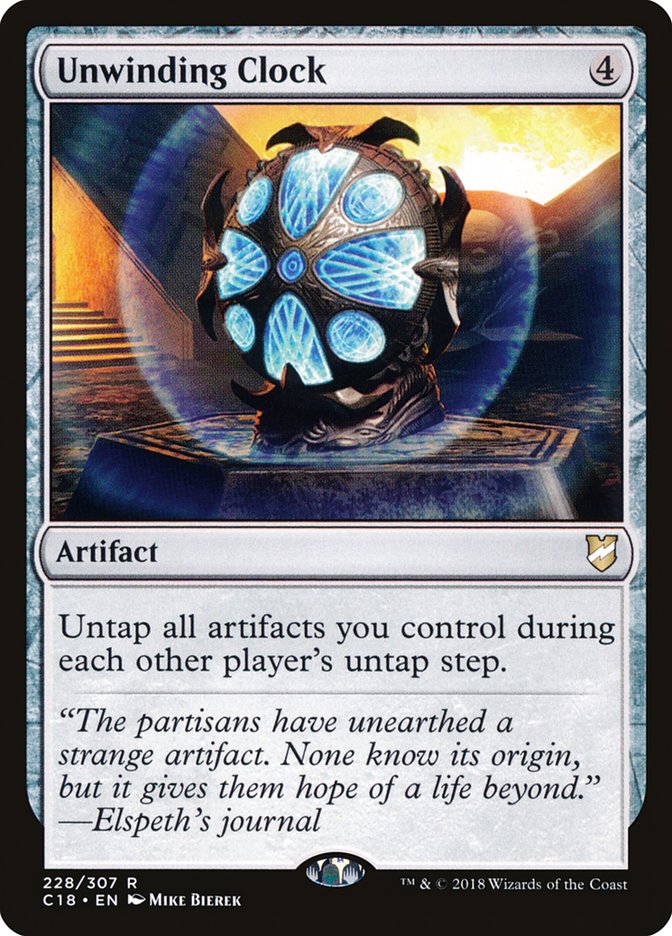 Unwinding Clock [Commander 2018] | Gate City Games LLC