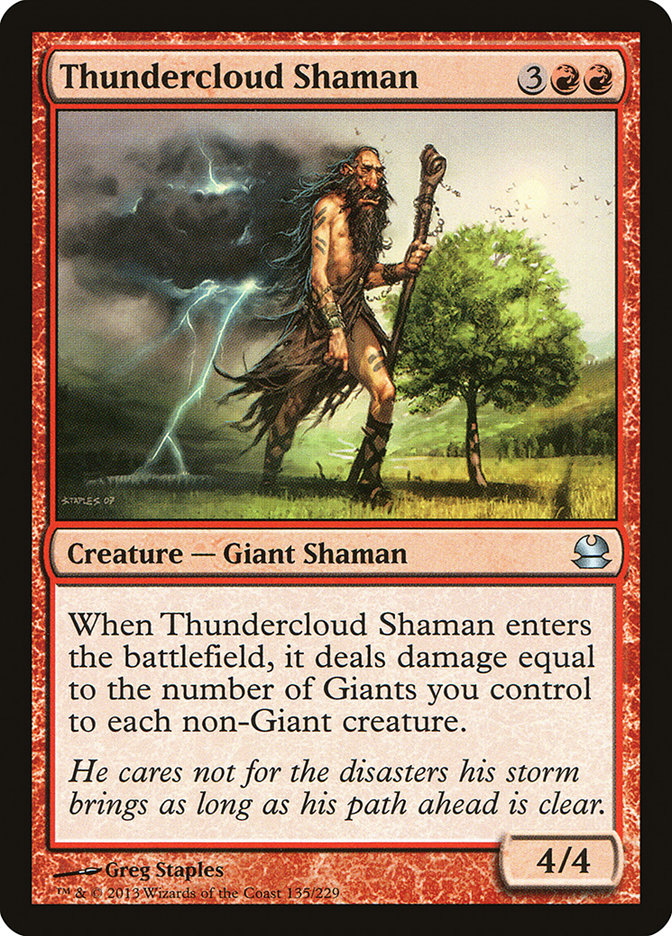 Thundercloud Shaman [Modern Masters] | Gate City Games LLC