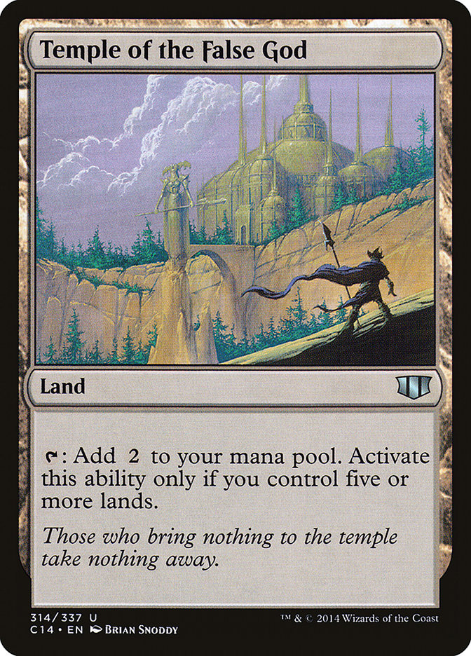 Temple of the False God [Commander 2014] | Gate City Games LLC