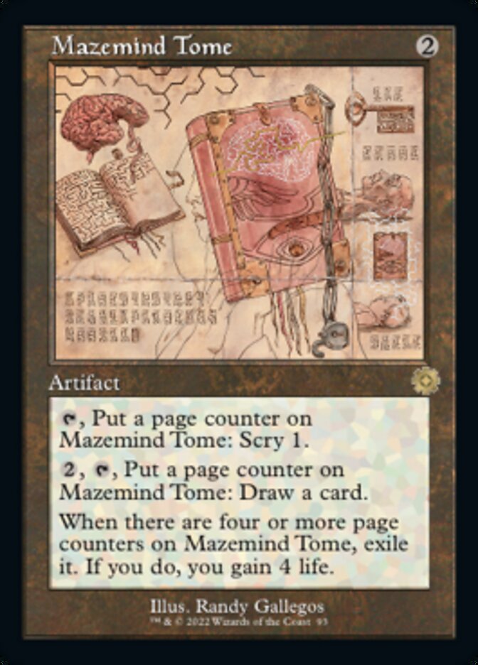 Mazemind Tome (Retro Schematic) [The Brothers' War Retro Artifacts] | Gate City Games LLC