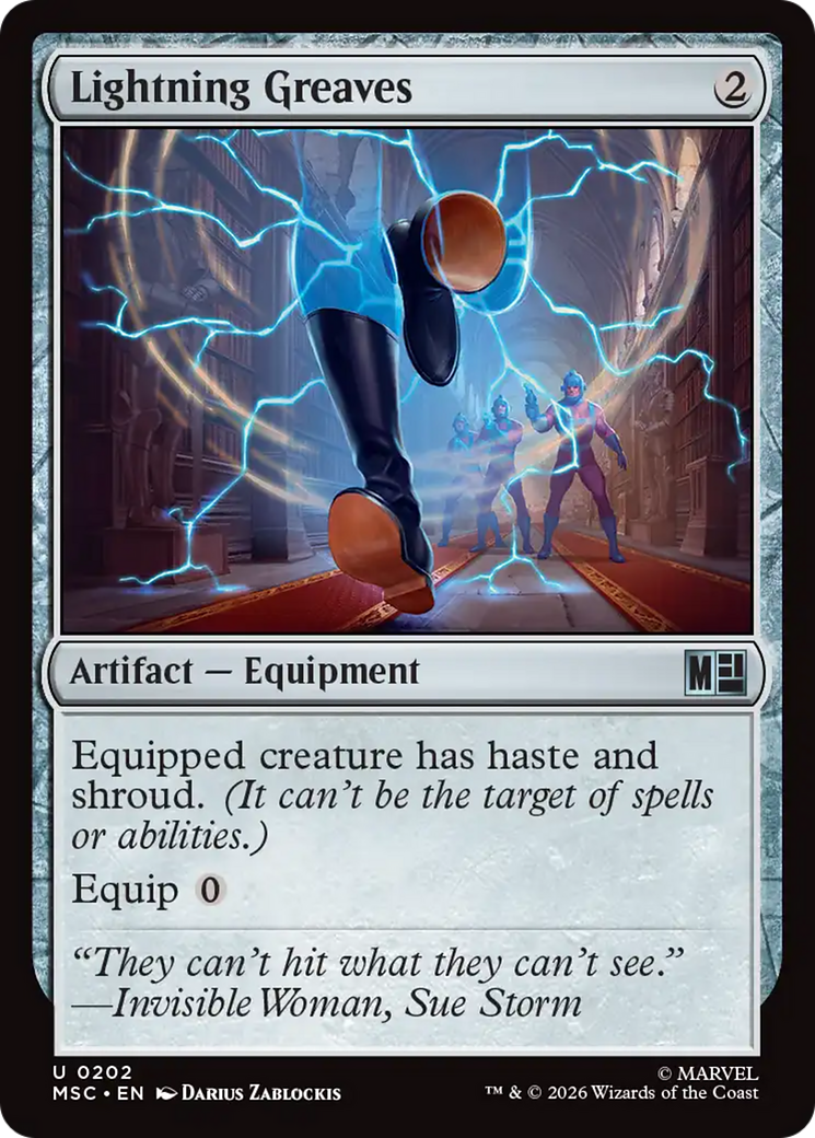Lightning Greaves [Marvel Super Heroes Commander] | Gate City Games LLC