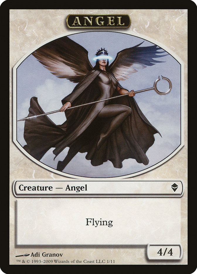 Angel Token [Zendikar Tokens] | Gate City Games LLC