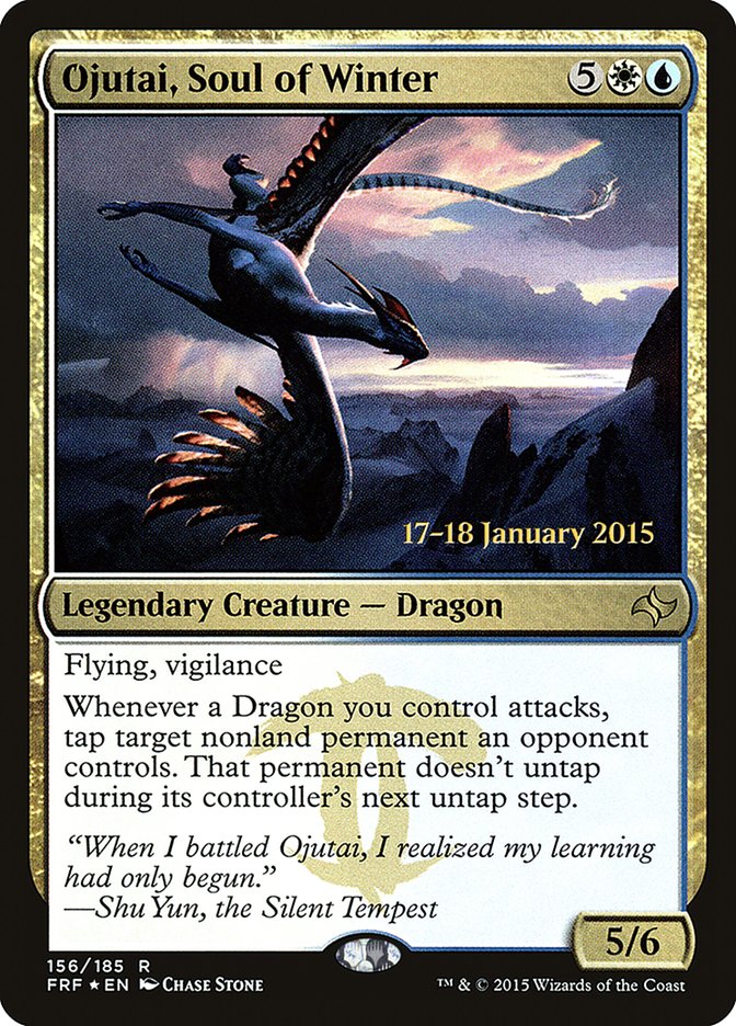 Ojutai, Soul of Winter [Fate Reforged Prerelease Promos] | Gate City Games LLC