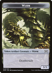 Human Soldier // Wurm (029) Double-Sided Token [Double Masters Tokens] | Gate City Games LLC