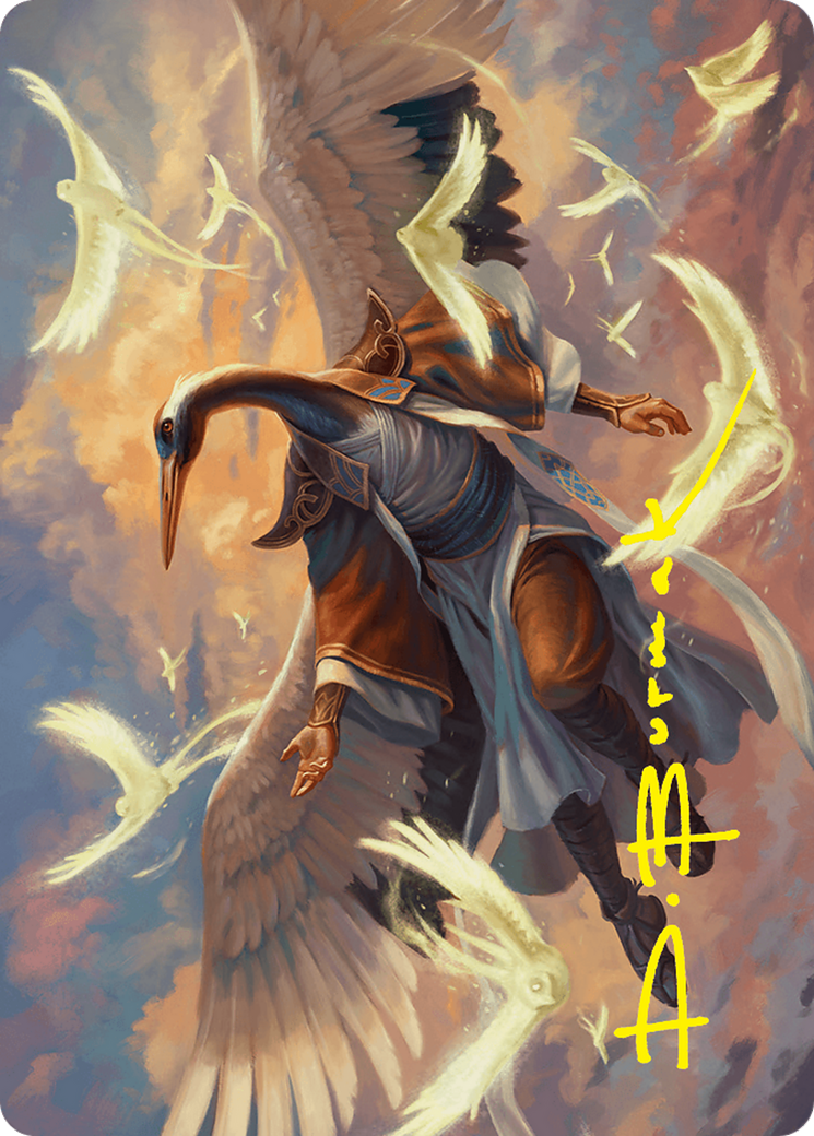 Kykar, Zephyr Awakener Art Card (16/54) (Gold-Stamped Signature) [Foundations Art Series] | Gate City Games LLC