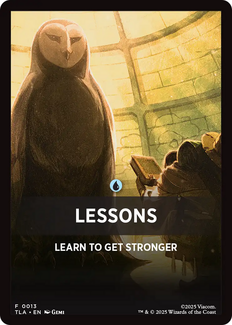Lessons Theme Card [Avatar: The Last Airbender Tokens] | Gate City Games LLC