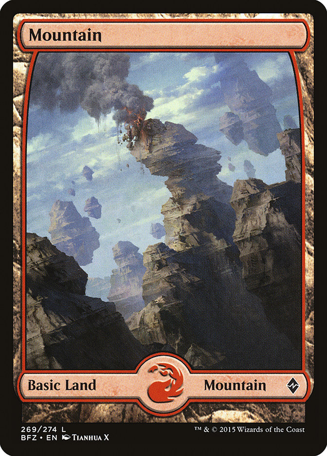 Mountain (269) (Full Art) [Battle for Zendikar] | Gate City Games LLC