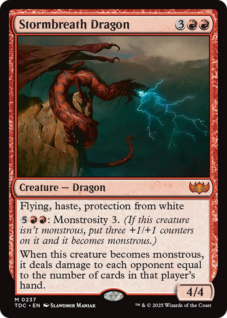 Stormbreath Dragon [Tarkir: Dragonstorm Commander] | Gate City Games LLC