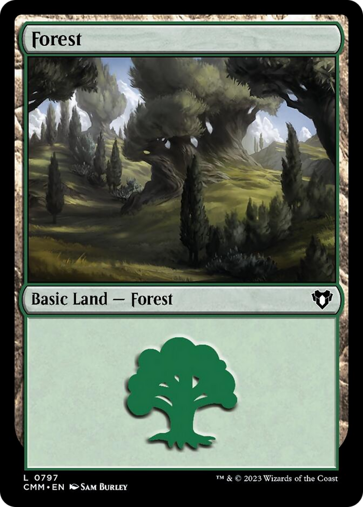 Forest (797) [Commander Masters] | Gate City Games LLC