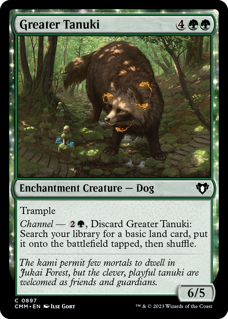 Greater Tanuki [Commander Masters] | Gate City Games LLC