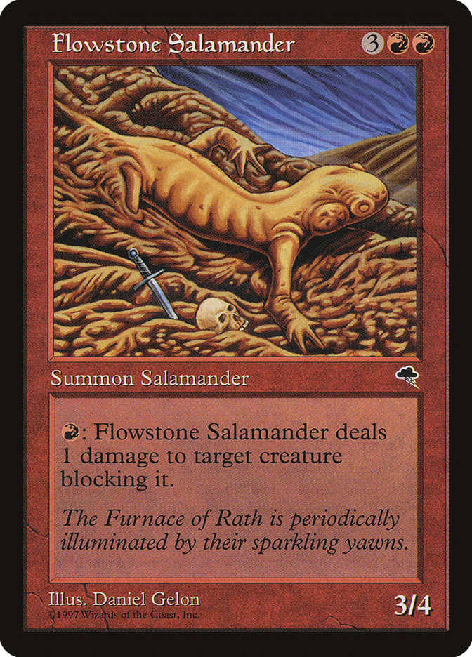 Flowstone Salamander [Tempest] | Gate City Games LLC