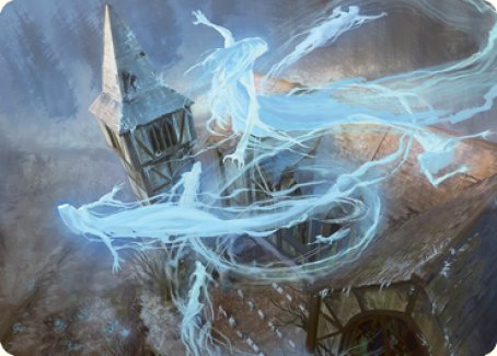 Hallowed Haunting Art Card [Innistrad: Crimson Vow Art Series] | Gate City Games LLC
