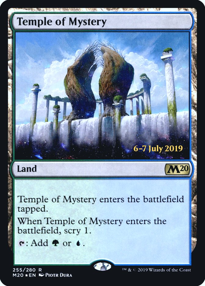 Temple of Mystery [Core Set 2020 Prerelease Promos] | Gate City Games LLC