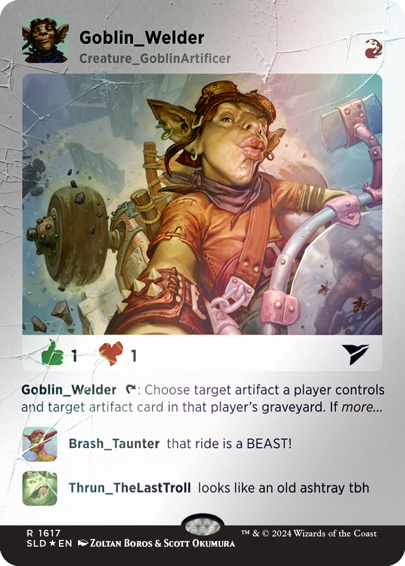 Goblin Welder (Rainbow Foil) [Secret Lair Drop Series] | Gate City Games LLC