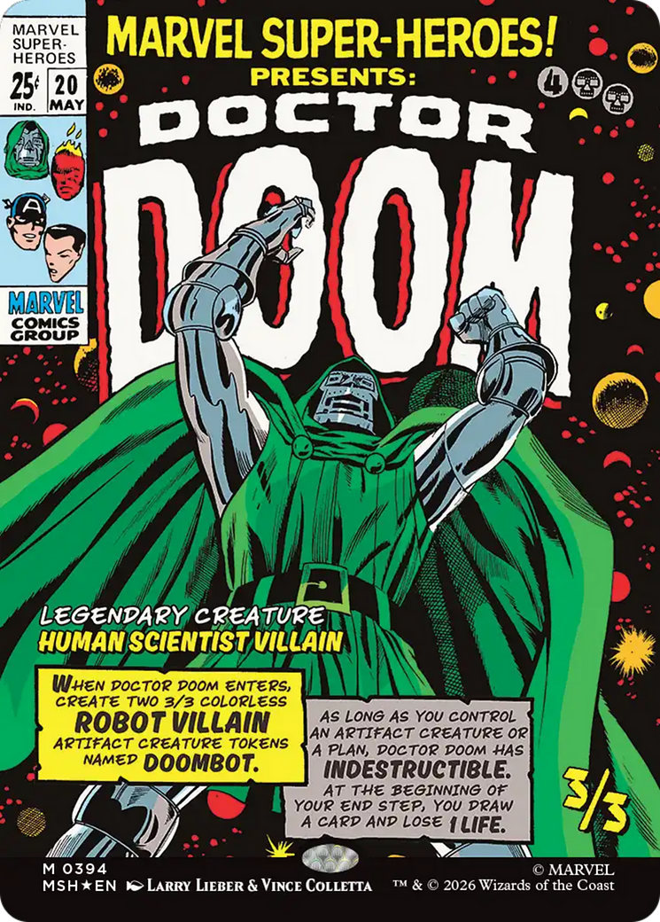 Doctor Doom (Borderless) [Marvel Super Heroes] | Gate City Games LLC
