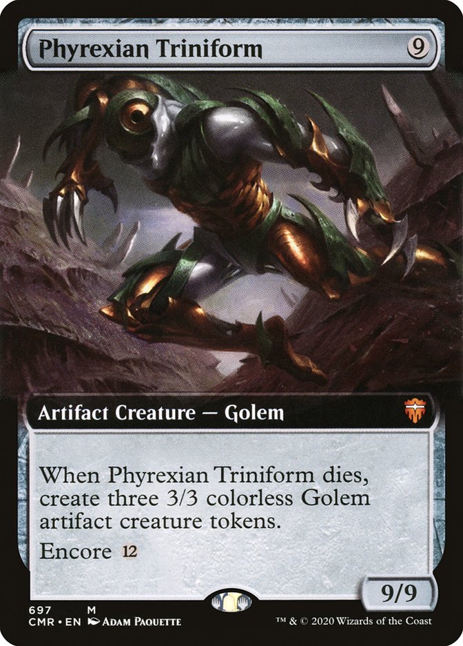 Phyrexian Triniform (Extended Art) [Commander Legends] | Gate City Games LLC