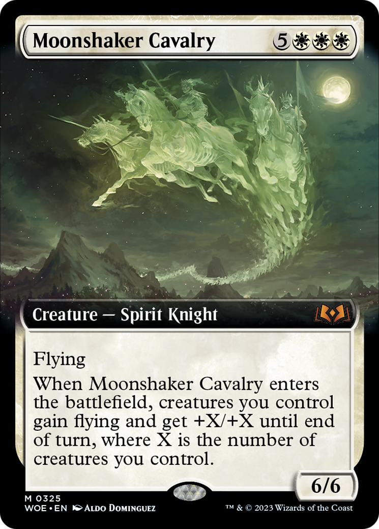 Moonshaker Cavalry (Extended Art) [Wilds of Eldraine] | Gate City Games LLC