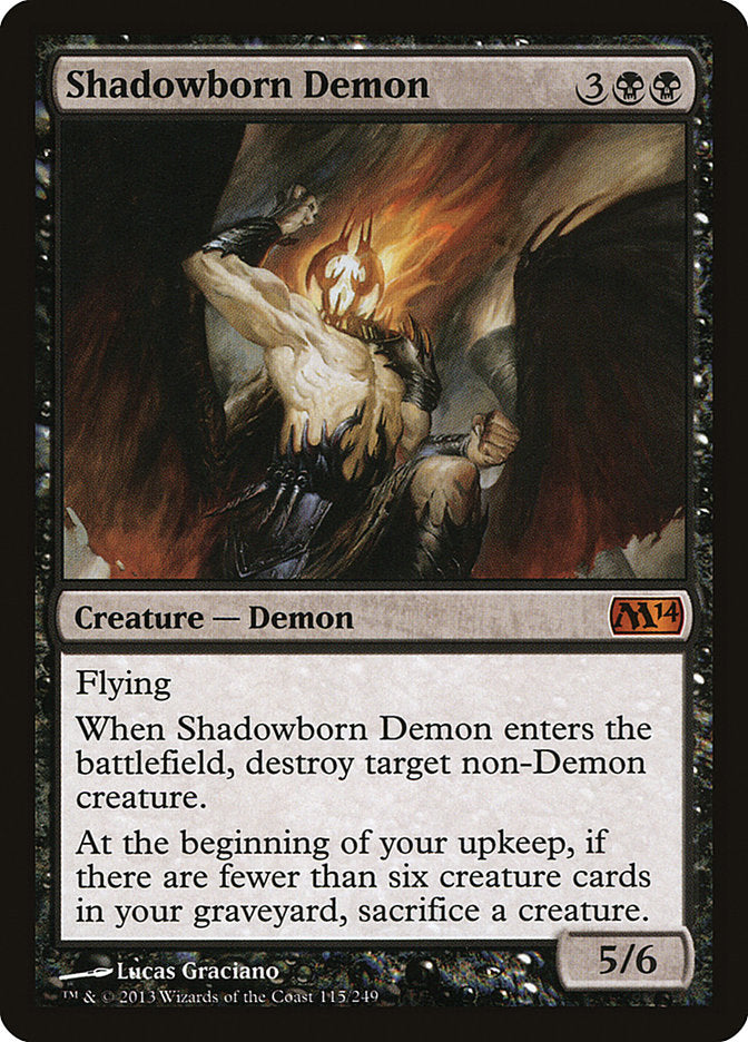 Shadowborn Demon [Magic 2014] | Gate City Games LLC