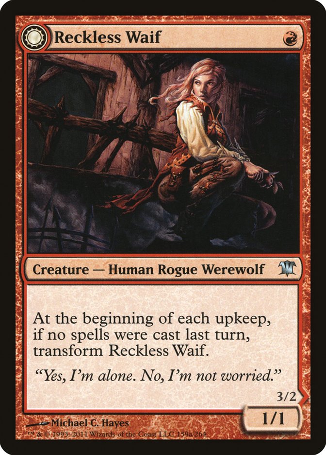 Reckless Waif // Merciless Predator [Innistrad] | Gate City Games LLC