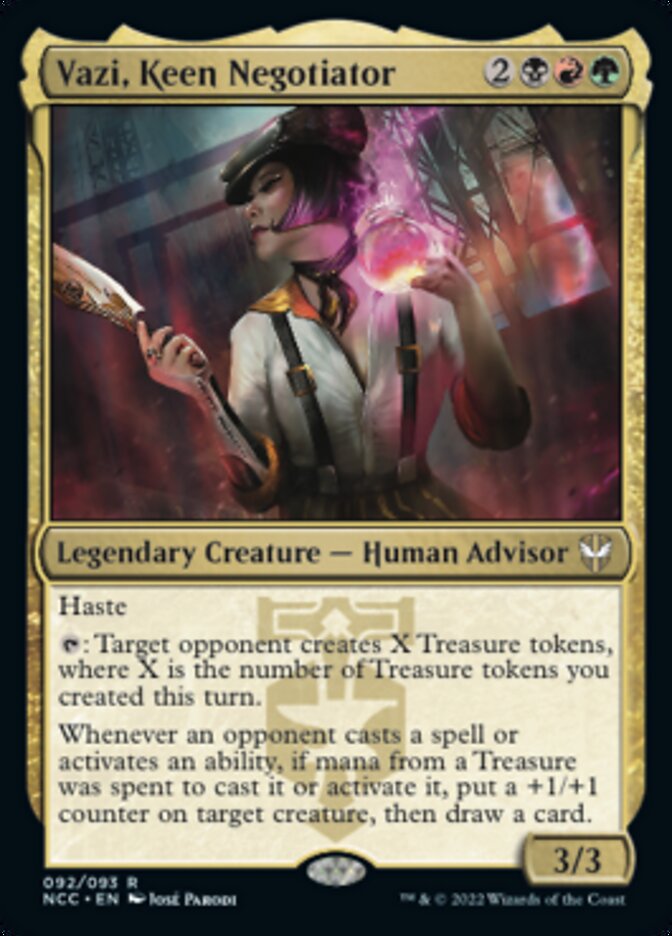 Vazi, Keen Negotiator [Streets of New Capenna Commander] | Gate City Games LLC