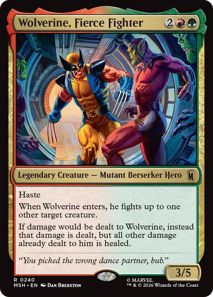 Wolverine, Fierce Fighter [Marvel Super Heroes] | Gate City Games LLC