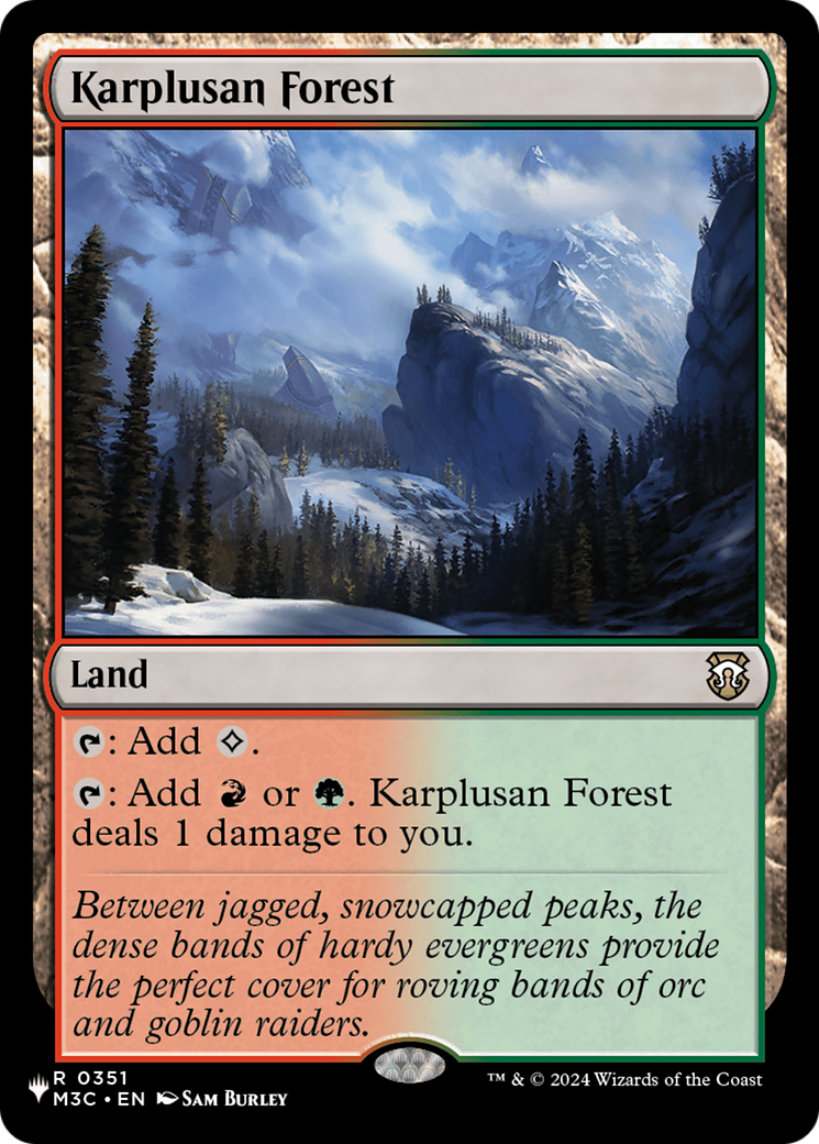 Karplusan Forest (M3C) [The List] | Gate City Games LLC