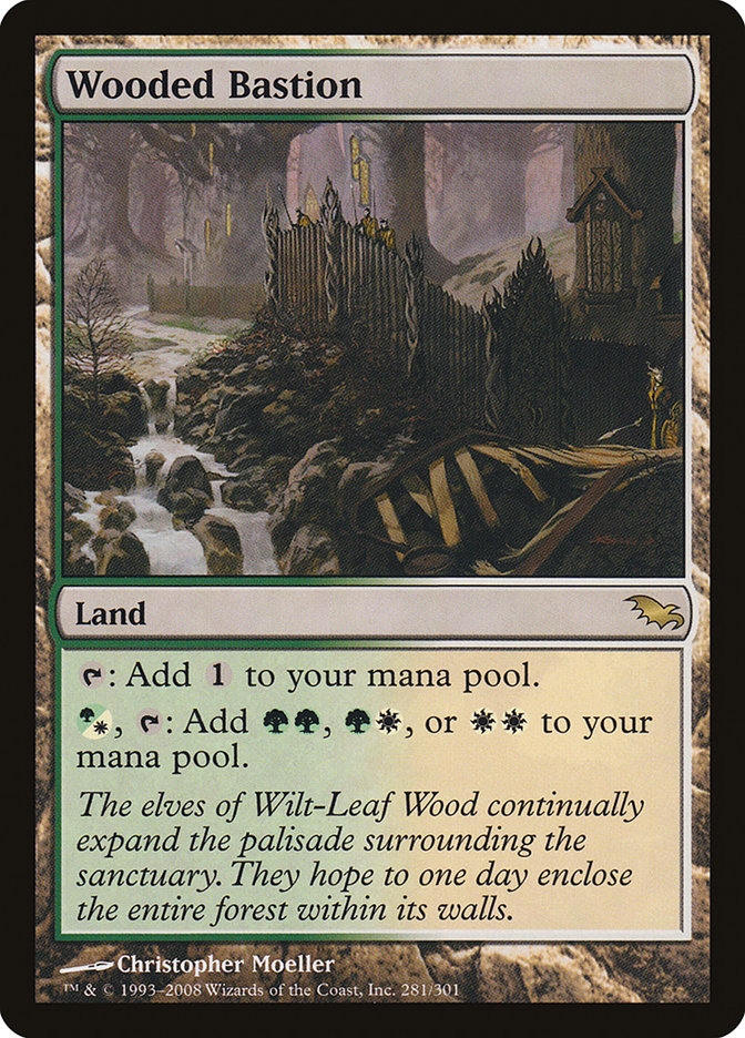 Wooded Bastion [Shadowmoor] | Gate City Games LLC