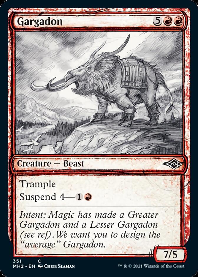 Gargadon (Sketch) [Modern Horizons 2] | Gate City Games LLC