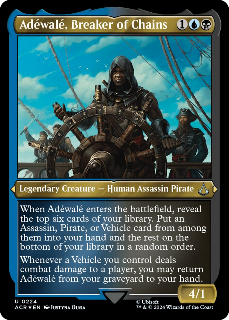 Adewale, Breaker of Chains (Foil Etched) [Assassin's Creed] | Gate City Games LLC