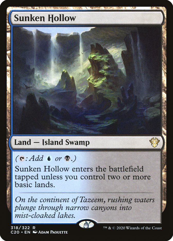 Sunken Hollow [Commander 2020] | Gate City Games LLC
