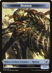 Angel of Sanctions // Horror Double-Sided Token [Commander 2019 Tokens] | Gate City Games LLC